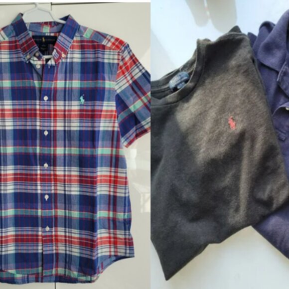Polo Ralph Lauren Lot of 3 Boys shirts Size L (14-16) - Picture 2 of 16